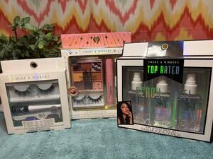 Smoke & Mirrors Bundle Eye lash kit Eye shadow palette mascara 3 pc setting set
